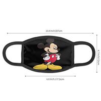 Lxjjj Fashion Mickey Mouse Dustproof Washable Reusable Mouth Cover Germ Protective Safety Mouth Guard Anti Dust Half Face Guard Unisex