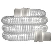 Care Touch CPAP Hose,Flexible,White, with Easy Grip Ergonomic Cuff, 6ft (72”), Lightweight, Universal Fit CPAP and BIPAP Tubing