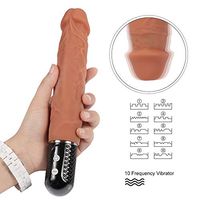Ultra Soft Medical Grade Si-licone Powerful Vib Rod for Women Men Couples