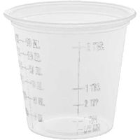 SOLO Cup P101M Plastic Medical & Dental Cups, 1 oz, Clear, Graduated, 5000/Carton
