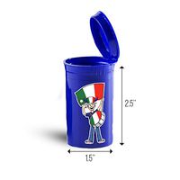 Italy Flag Sport Fan First Aid Case Pill Container ID 7002B