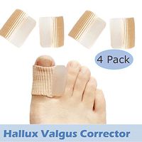 Fabric Toe Separators Pack of 4 Hallux Valgus Hammertoe Straightener Bunion Corrector and Relief with Toe Spacers