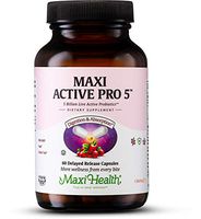 Maxi Health Active Pro-5 - Womens Probiotics - Yeast & Urinary Tract Health - 60 Capsules - Kosher