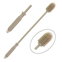 Silicone Bottle Brush Bottle Cleaner for Hydroflasks Vacuum Sports Bottles Vase and Glassware Best Water Bottle Cleaning Brush for Washing Narrow Neck Containers One Pack 15 Inches (Grey 15inches)