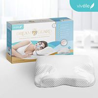CPAP DreamGuard Pillow - Memory Foam Pillow with Contour Design Specifically designed for CPAP, BiPAP,APAP Mask Users to Reduce Face Mask Pressure & Air Leaks - Head & Neck Support for Maximum Comfort