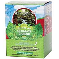 On-The-Go Cardio Daily Premium Cardiovascular pak Antioxidant-Rich Essential Vitamins, Minerals, Fatty Acids - 30 Packets