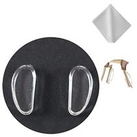 BEHLINE 2 Pairs Replacement Nose Pads for Tom Ford Eyeglass Silicone Press in Push on Slot in