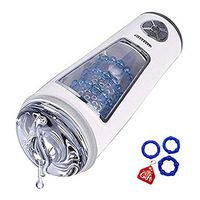 Automatic 10 Speed Multiplied 10 Frequency Many Fun Gameplay Ṗôckét Pušsÿ Toys, Men's Sèx Life Prop White