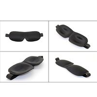 Saying Luxury 3D Sleep Mask Eye Mask for Sleeping - Contoured Night Blindfold for Airplane for Travel, Best for Men Women, Designed with Nose Wing (D04)