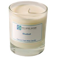 HisHersHome Natural Plant Wax Small 20cl Candle Boxed - Bluebell