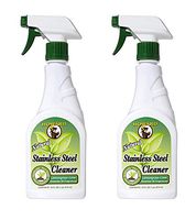 Howard Products SS5012 Natural Stainless Steel Cleaner Trigger Spray, Lemongrass-Lime, 16-Ounce (2-Pack)