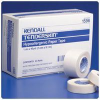 TENDERSKIN Hypoallergenic Paper Tape - Size:1/2" (24 rolls per box) - Model 56071201