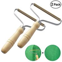 Portable Wood Lint Remover, Outivity Sweater Pill Remover, Manual Clothes Cleaning Fuzz Shaver for Fabrics (2)