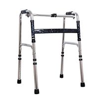 BNSDMM rollator Walker with seat Walker - Portable Collapsible Walker Adjustable Height Aluminum Walker for The Elderly, Rehabilitation for People with Disabilities (Color : Blue)