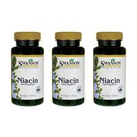 Swanson Niacin 100 mg 250 Tabs 3 Pack