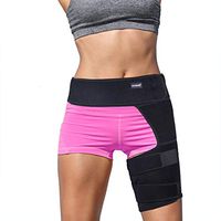 YOWBAND Hip & Groin Compression Brace,Support for Thigh,Nerve Pain Relief, Hamstring Recovery, Sciatica Wrap for Flexor Strains,Arthritis,Quadriceps,Joints,Pulled Muscles