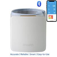 Bluetooth Fully Automatic Wrist Blood Pressure Cuff Monitor by iHealth