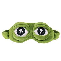 vOPRvana1n Cartoon Sleep Eyeshade, Creative Funny Frog Eyes Design Green Soft Eye Mask (Cooling Eye Patch & Common) Common