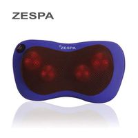 K-Crew Cushion Plus Massager Back Neck and with Heat Shoulder Pillow Massager with Heat Deep Kneading Massage Use at Home, Car, Office 110~240V 50/60Hz, 0.8A (Purple)