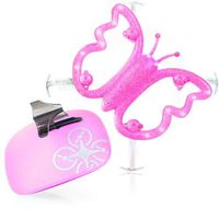 Force 1 Monarch Pink Butterfly Kids Drone, Hand Operated, Motion Controlled with LED Lights