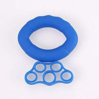 ZENGZHIJIE Hand Strengthening Stress Relief Therapy Ring (Color : Lake Blue)