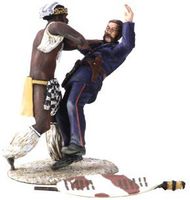 W. Britain 20130 "Pulleine's End" British 24th Foot Lt. Colonel Pulleine and Zulu Hand-to-Hand Set