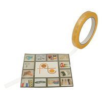 J.V. Converting CELLO-1/CLR0572 JVCC CELLO-1 Cellophane Sealing Tape: 1/2" x 72 yd., Clear