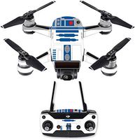 Mightyskins Skin Compatible with DJI Spark Mini Drone Combo - Cyber Bot | Protective, Durable, and Unique Vinyl Decal Wrap Cover | Easy to Apply, Remove, and Change Styles | Made in The USA