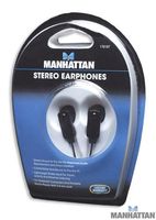 Manhattan 176187 Stereo Headphones - Black