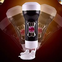 NNJELILA Male Sucking Toy Male Self Pleasure Electric Toy Sucking Cup Hands Free, Discreet Package, Best Rated for Travel Gift - Party Gift - A Gift Carefully Chosen for You (12 Modes)