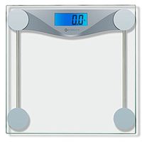 Etekcity Digital Body Weight Scale Tempered Glass, 400 Pounds (Renewed)