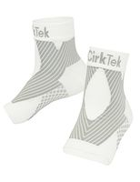 MDSOX 096962784782 Premium Ankle Compression Foot Sleeve, Large, White (Pack of 2)