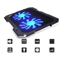 Laptop Cooling Pad 12" - 17" Inch Cooler Stand Coolpad Fan Mat External Notepad