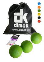 dimok Massage Balls Myofascial Release Pressure Trigger Point Therapy Feet Back Neck Roller Deep Tissue Massage Tools- Peanut Spiky Double Single Lacrosse Ball