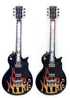 HHB Eclipse Large 6" Electric Bass Guitar Design Novelty Collectible Lighter With Working Lights, Assorted Designs, 1351-L