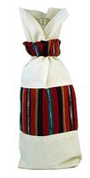Handmade Guatemalan Wine Gift Bag - Autumn Hues