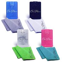 Chic Peepers Eyeglasses and Electronics Pocket Cleaning Kit, Assorted Colors, 4 Pack