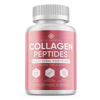 Collagen Peptides Collagen Pills - Anti-Aging, Healthy Hair, Skin & Nails - Multi Collagen Supplements Powder Capsules (Type I, II, III, V, X) - Hydrolysate, Hydrolyzed Marine Super