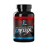 eFlow Nutrition Enflux Natural Testosterone Support with KSM-66 Ashwagandha - Supplement to Support Lean Body Mass for Men and Women - Fenugreek, DIM, Longjack & AstraGin - 90 Capsules (30 Day Supply)