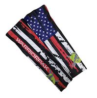WARRIORPAK Patriot Padded ARM Compression Sleeves (Large)