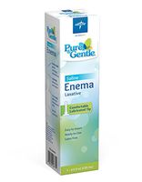 Medline CUR095005B Pure and Gentle Disposable Saline Enema, 4.5 oz Bottles, Bulk (Pack of 24)