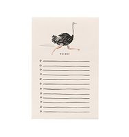 Rifle Paper Co. Ostrich To Do Notepad