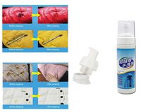 Fasclot Professional Clothes Stain Remover Down Jacket Dry Cleaner Spray Clothing Protection Wash-Free Agent Liquid for You Clothes Shoes Sofa (White)