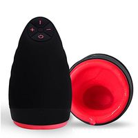 High-Power Electronic Motor Vacuum Pump Relaxation Aǐrcrāft Cup Pleassure Toys Sexy Voice Suitable for Men's Travel with Smart Heating Items Six Toys for Mens Pleasure