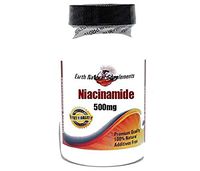 Niacinamide 500mg * 100 Caps 100% Natural - by EarhNaturalSupplements