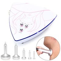 Vacuum Scraping Detoxification Massager for Body and Face, UNOISETION Vacuum Cupping Machine, Lymph Detox Body Shaping Vacuum Suction Massage Beauty Device with 5 Metal Scraping Handles