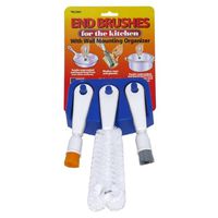 Brushtech End Brushes for the Kichen with Wall Mounting Organize