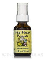 Flower Essence Services Healing Herbs Five-Flower Formula Spray, 1 Ounce