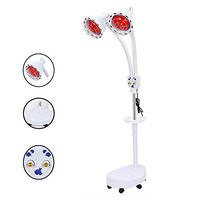 ZDZM SALON Double Head Red Light Infrared Heating Therapy Lamp Beauty Treatment for Thermotherapy Relieve Muscle Pain Promote Blood Circulation Heating Physiotherapy Lamp