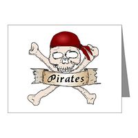 Note Cards (20 Pack) Simply Pirates Skull & Crossbones
